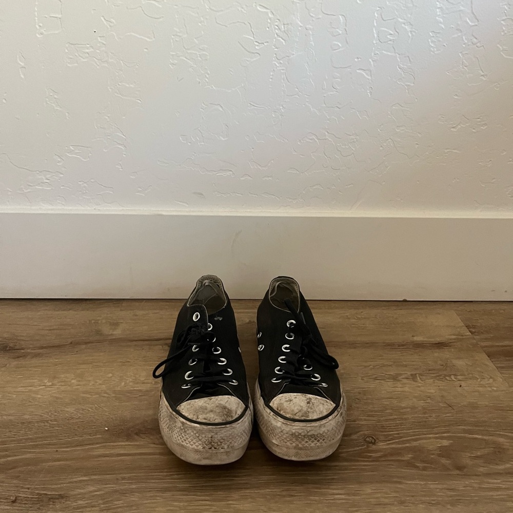 Black Platform Converse